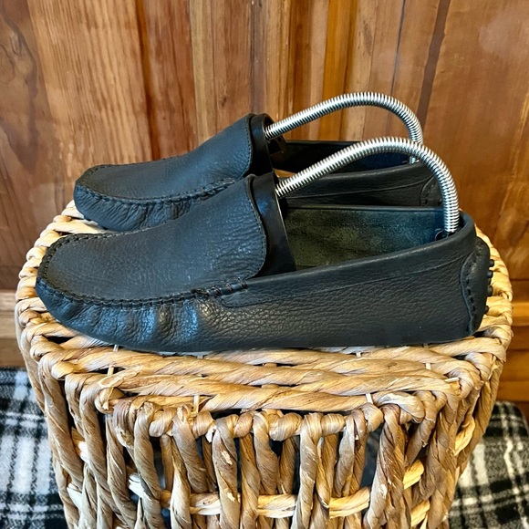 Amy Jo Gladstone New York Black Leather Slip On Driving Shoes Size 9.5 - Picture 2 of 12